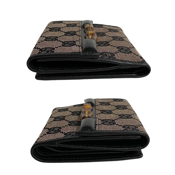Gucci Bamboo GG Logo Wallet Black - Picture 4 of 10